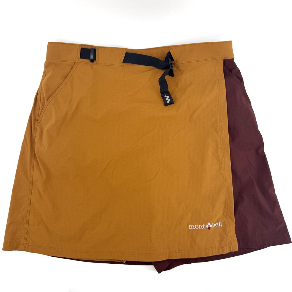 Montbell O.D. Wrap Shorts Skort Womens Large Outdoors Gorpcore Trail Hiking